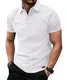 SwissWell Poloshirt Herren Kurzarm Atmungsaktiv T Shirt für Herren Sommer Tennis Polo Shirts Männer Weiß XL