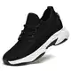 Elevate Shoes Herren 10 cm, Herren Aufzug Schuhe Unsichtbare Höhe Heben Höhere Schuhe Casual Mesh Breathable Walking Sneakers für Männer (Schwarz,41) 1
