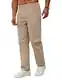 COOFANDY Herren Hosen Modern Lang Chinohose Baumwollhose Stoffhose Anzughose Golfhose Regular Fit Herrenhose Arbeitshosen Männer Stretch Leichte Sommerhose Khaki M