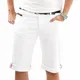 A. Salvarini Herren Designer Jeans Short Kurze Hose Comfort Fit Sommer Bermuda AS-234 [AS-234-Weiss-W32]