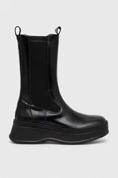 Kone glenjae PITCHED CHELSEA BOOT za ene, boja: crna, s platformom, HW0HW01686