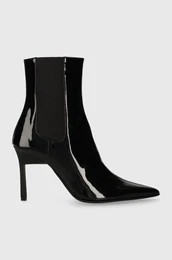 Kone glenjae GEO STILETTO CHELSEA BOOT 90-PAT za ene, boja: crna, s tankom potpeticom, HW0HW01809