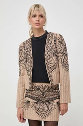 Suknji s primesjo lanu be barva