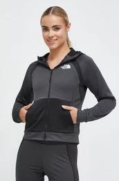 Športni pulover Mountain Athletics črna barva, s kapuco