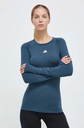 Majica z dolgimi rokavi za vadbo Techfit