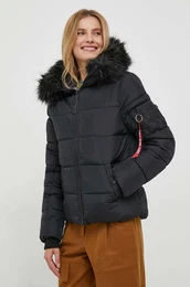Jakna Hooded Puffer Wmn enska, rna barva