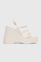 Sandali JESSIE PLATFORM AD bež barva, M.33994.V101