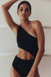 Pamuni bodi MUUV. EN FACE boja: crna, cold shoulder