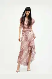 Haljina BREA CASCADE maxi, uska