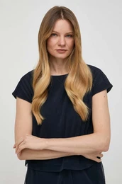 Majica enska, mornarsko modra barva