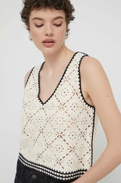 Top KAREN enski, be barva, 24SWTKAS