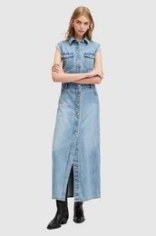 Traper haljina BLAIR DENIM DRESS maxi, ravna, W183DA