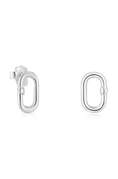 Srebrni uhani Hold Oval