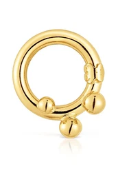 Pozlaeni srebrni obesek Hold