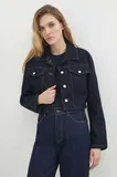 Temno modre kratke denim jakne image