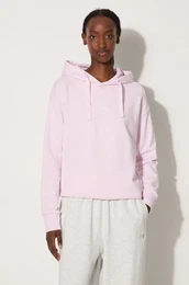 Bombaen pulover A.P.C. Hoodie Christina enski, roza barva, s kapuco