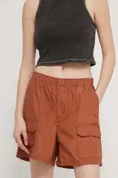 Bombane kratke hlae FISHERSVILLE rjava barva, DK0A4YRY