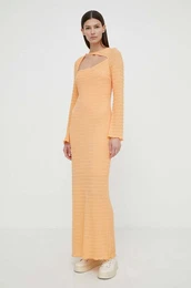 Obleka Rsum AriaRS Dress oranna barva, 20481120