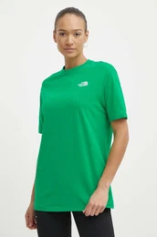 Bombana kratka majica W S/S Essential Oversize Tee enska, zelena barva, NF0A87NQPO81
