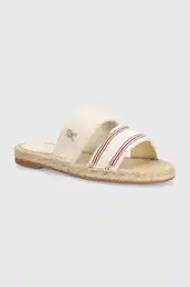 Natikai SHIRTING FLAT ESPADRILLE SANDAL enski, be barva, FW0FW08055