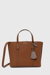 Usnjena torbica Perry Triple-Compartment rjava barva, 81928.905