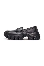Mokasinke BOCCACCIO II LOAFER za ene, boja: crna, s platformom, W23-B-024