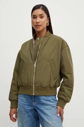 Dvostranska bomber jakna enska, zelena barva, 50521621