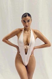 Enodelne kopalke NYMPH ONE-PIECE be barva, GSQ-71-230