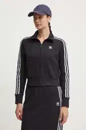 Pulover Knitted Track Top enski, rna barva, IY7278