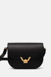 Usnjena torbica COCCINELLEDEW rna barva, E1 QTF 15 03 01