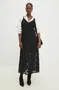 Črne Pinafore obleke image