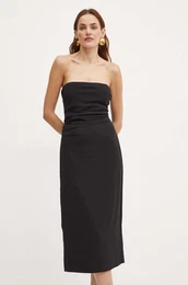 Haljina WINSLOW boja: crna, mini, uska, 59326DB