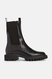 Usnjeni chelsea Hallie Boot enski, rna barva, W115FB
