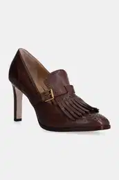 Kone salonke Lauren Ralph Lauren Colleen boja: smea, s debelom potpeticom, 802944557002