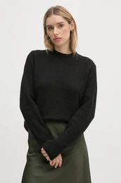 Pulover s primesjo volne enski, rna barva, K20K207415