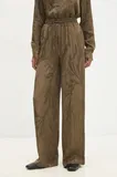 Khaki Velvet Hlače za dame image