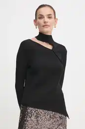 Pulover enski, rna barva, P43SAL18