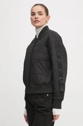 Bomber jakna enska, rna barva, P4MJ6Y20