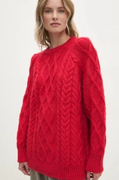 Pulover enski, rdea barva