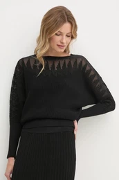 Pulover enski, rna barva, P4JSAT74