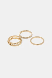 Prstani 3-pack 506210GLD710