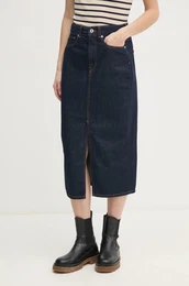 Jeans krilo MIDI SKIRT HW