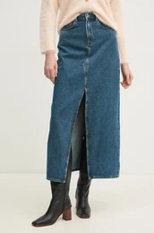 Jeans krilo MAXI SKIRT HW PL901185EF2L