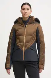 Smuarska jakna s puhom Direttissima rjava barva, RLNWJ01