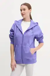 Pulover enski, vijolina barva, s kapuco, IY9624