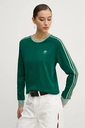Bombana majica z dolgimi rokavi 3-Stripes JC5775