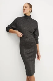 Obleka in pulover RMPASIO rna barva, RMPASIO