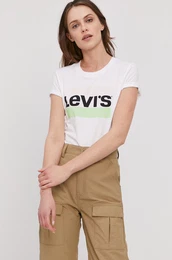 T-shirt bela barva