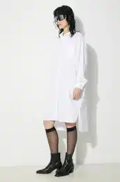 Bombana obleka Angel Embroidered bela barva, W01FPDSH063CO01WH01