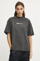 Bombana kratka majica enska, siva barva, A1W17036